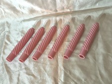 6 anciennes fausses bougies en