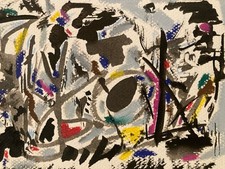 Très belle Peinture gouache