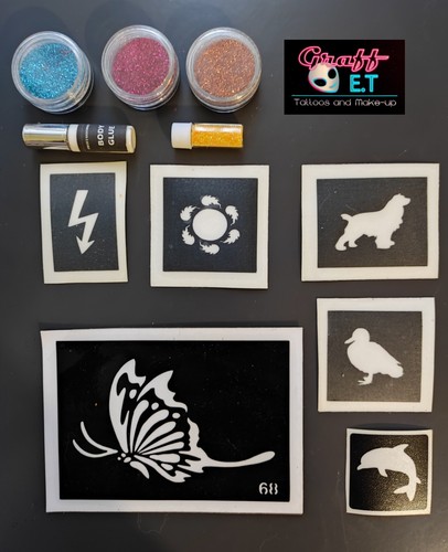 Kit complet pochoirs - kit, tatouages