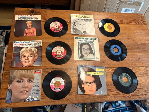 Lot vinyles 45t petula clark - 6,