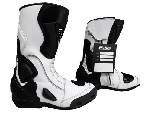 Bottes moto cuir - bottes,