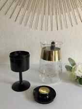 1 ⚜️ Antique Corning Glass Coffee Maker Vintage Height 20cm