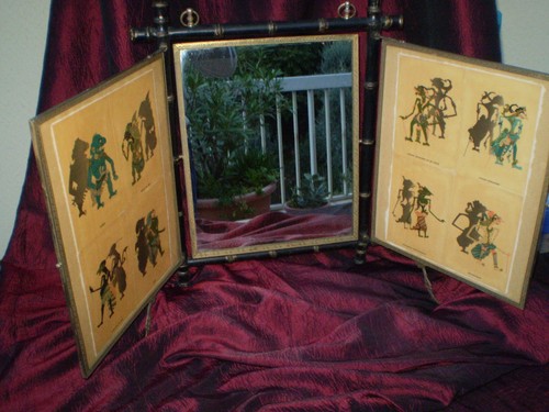 Ancien miroir barbier - ancien,