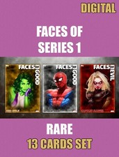 FACES OF 24 RARE ONLY 13 CARD NO AWARD TOPPS MARVEL COLLECT DIGITAL