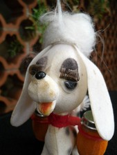 Salière vintage chien REGD