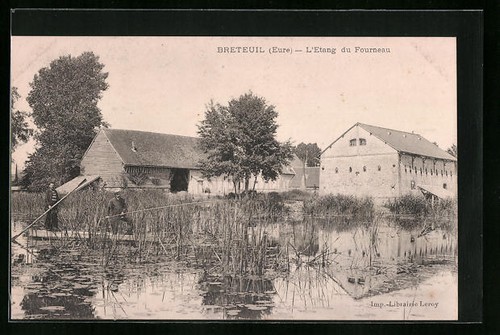 Cpa breteuil etang - cpa, l´etang