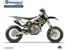 Kit Deco Moto Cross Split Husqvarna 450 FS Noir Jaune