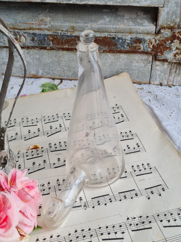 Ancien reservoir verre pour - ancien, en