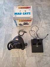 Mad Catz Analog Steering Wheel Nintendo 64  N64 Volant Pédale Complet En Boite 