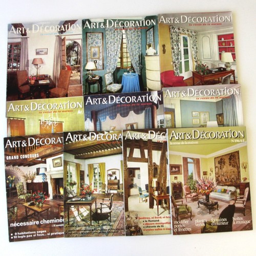 Lot revues anciennes art et - revues,