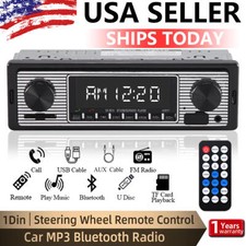 Bluetooth Car Vintage FM Radio