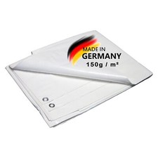 Bâche de Protection Gewebeplane Bache Bateau avec Oeillets 150 G Qm Blanche 5