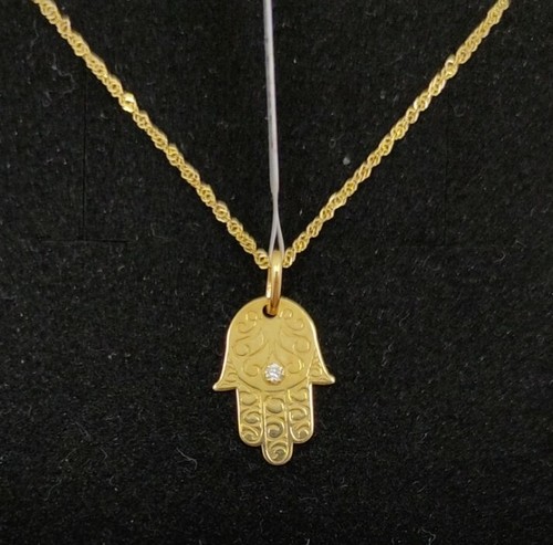 Pendentif chaîne 18 k - et, or