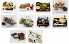 Japanese Cuisine Miniature Set Re-Ment Puchi Sample Series 10pcs