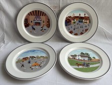 Lot De 4 Assiette Plate