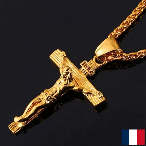 Pendentif collier chaine croix - pendentif,