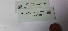 decals décalcomanie 1/43 fiat