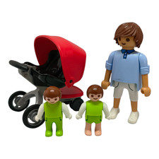 Nice Playmobil twin stroller (house, pram, cozy) 2335