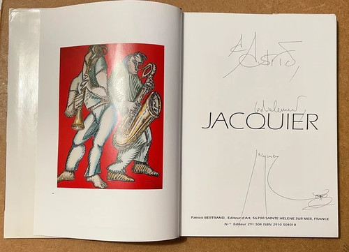 Jacquier dédicacé - jacquier,