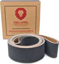 2 X 72 Inch Silicon Carbide Extra Fine Grit Sanding Belts 600, 800, 1000 Grits,