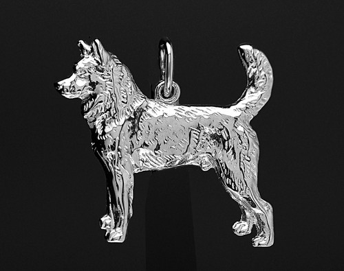 Pendentif chien siberian - chien, husky