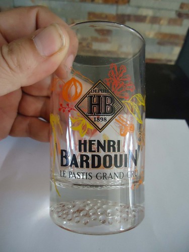 Verre pastis henri bardouin - pastis,
