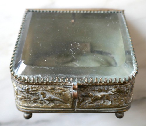 Brass watch holder with - watch,