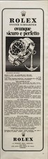 ROLEX Publicité 1966 Montre Oyster Perpetual Submariner 1 Page Originale