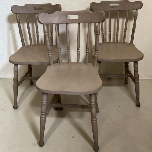 Lot chaises bois - de, en