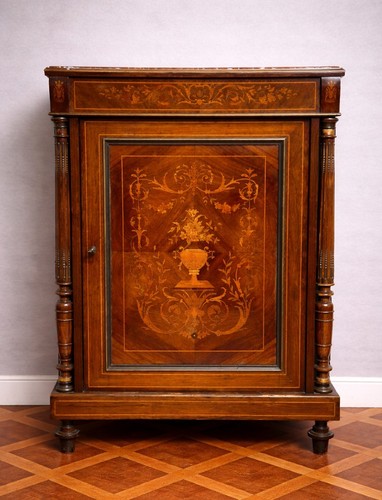 Meuble appui marqueté - marqueté, de