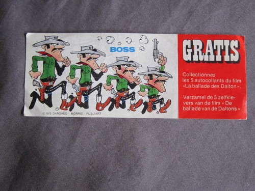 Autocollant boss lucky luke - autocollant,