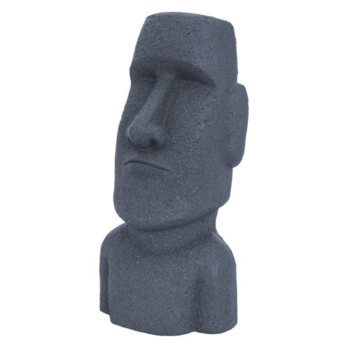 Sculpture statue moai tête - statue, de