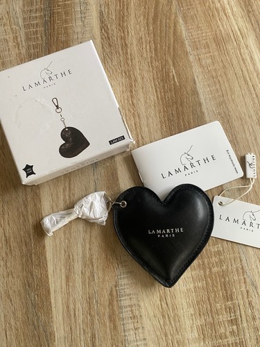 Porte clés coeur cuir avec - porte,