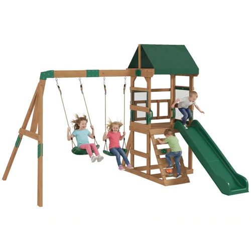 Aire jeux bois 2 - de,