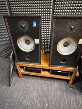 Very Rare Rogers LS5/8 Speakers w AM8/16 Quad 405 Amplifiers