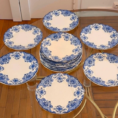 Grandes assiettes bfk boch - assiettes,