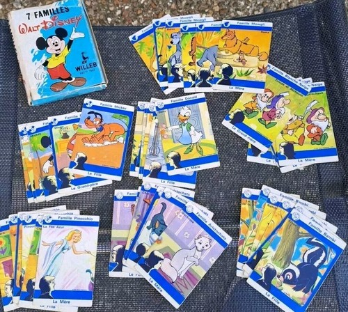 Jeu cartes familles walt - 7,