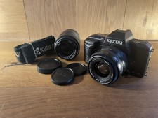 *Near Mint* Kyocera 200-AF Film Camera 35-70mm F/3.3-4.5 & 80-200mm F/4-4.8 Lens