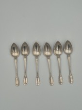 6 cuilleres a café en argent