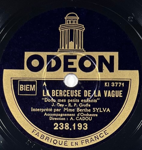 Berthe sylva berceuse de - sylva,