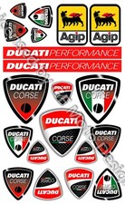 Multistrada Sticker Decal Set 16x26 DUCATI CORSE Sheet 20 stickers 749 999 /206