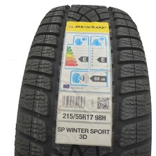 1X DUNLOP 215/55 R17 98H XL SP