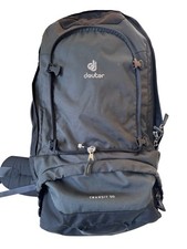 Deuter Transit 50 Backpack Black Gray Anthracite Frame Vari Quick *No Day Bag*