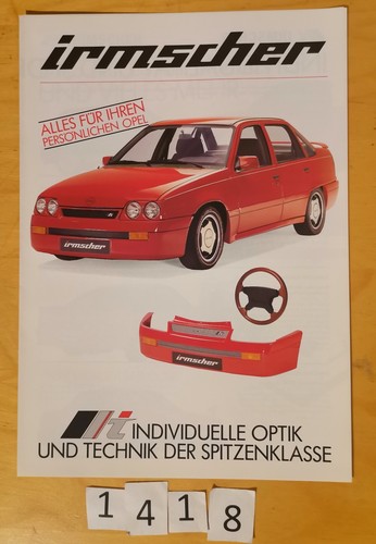Irmscher opel corsa kadett - opel,