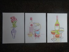 Still Life Promarker Drawings # 2 x 3  A3