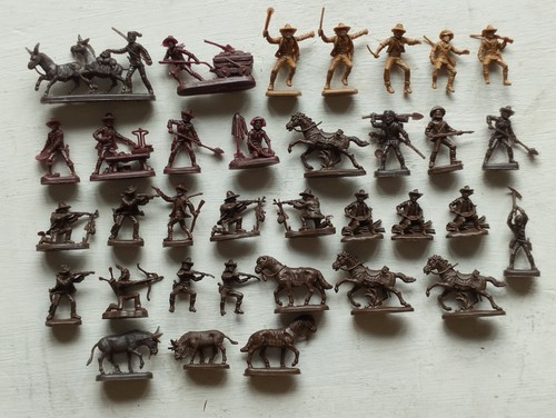 Lot figurines trappeur - lot,