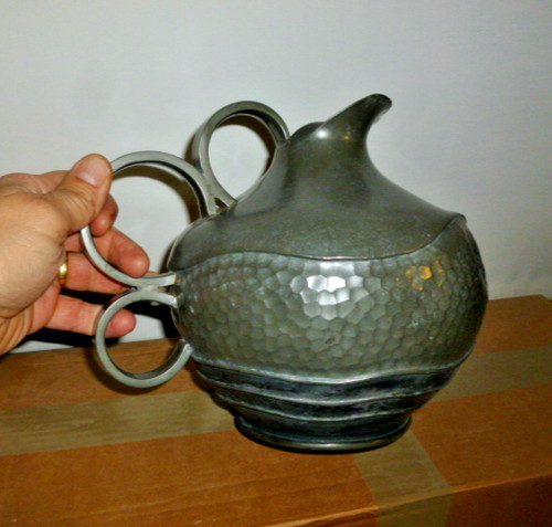 Pichet art nouveau - pichet, étain