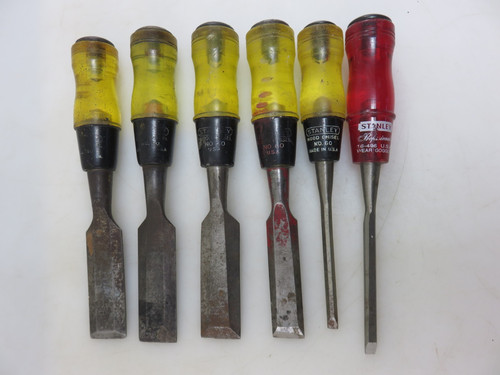 Stanley wood chisel 6pc set - stanley,