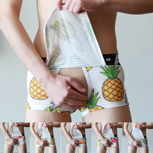 Short homme ouvert entrejambe