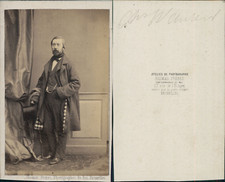 Ghémar, Brussels, Belgian artist to identify CDV vintage albumen business card